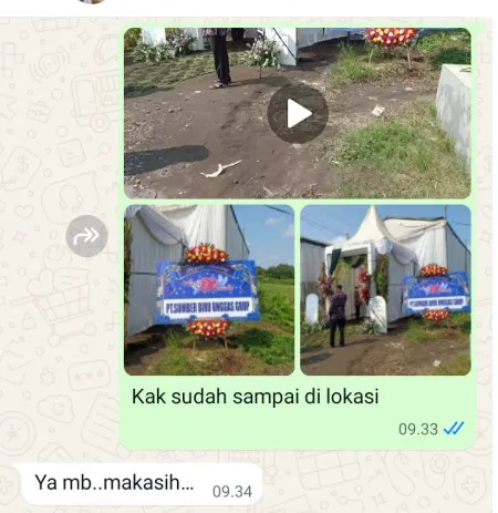 Pengiriman Karangan Bunga Pondok Kacang Barat