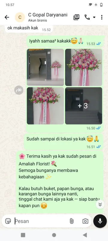 Pengiriman Karangan Bunga Pondok Kacang Barat
