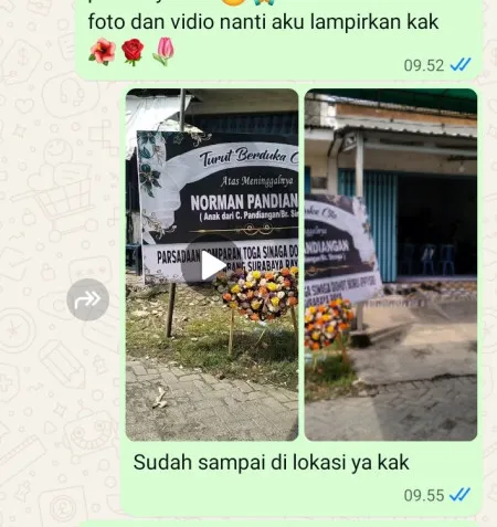 Pengiriman Karangan Bunga Pondok Kacang Barat